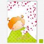 CS 161 - Carte postale d'amour/amitié "Papillons dans le coeur"