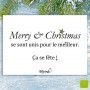 CS 723 - Carte de voeux "Merry & Christmas" Folisabelle - 1