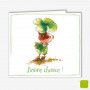CD 088 Carte postale "Bonne chance"  Johanna Dupont - 1