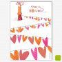 CS 209 - Carte postale de félicitations "Que du bonheur" Valentine Iokem - 1