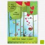 CS 279 - Carte postale de félicitations "Bouille à  bisous" Valentine Iokem - 1