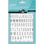 Glitty, Pack 2 sh 10,5x16cm, Alphabet / numbers, silver  - 1