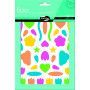 Baby, Pack 6 sh 14,8x21cm, Neon Multishapes  - 1
