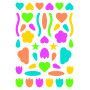 Baby, Pack 6 sh 14,8x21cm, Neon Multishapes  - 2