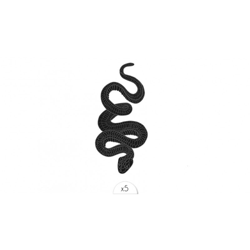 Crowley snake tattoo Good Omens  Snake  TShirt  TeePublic