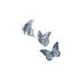 Tattoo trio de papillons  - 1